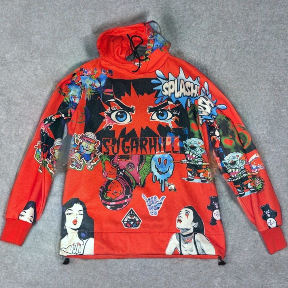 Sugarhill Psycho Hoodie - Red (Medium)